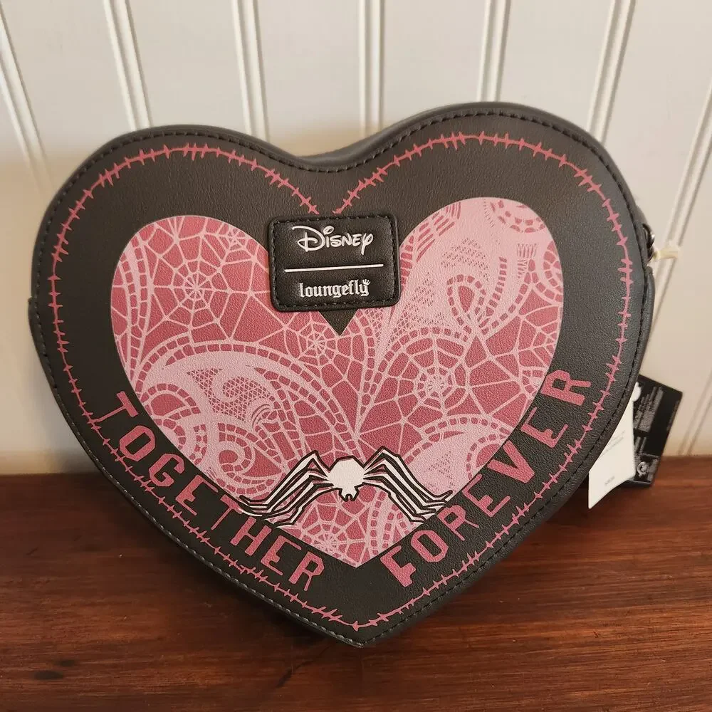 Disney's Nightmare Before Christmas Loungefly Jack/Sally Crossbody Purse NWT